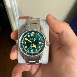 Addiesdive Green and Yellow Automatic